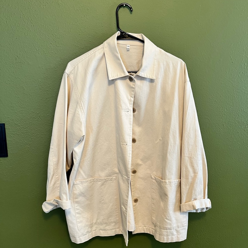 Uniqlo Chore Style Cream Jacket